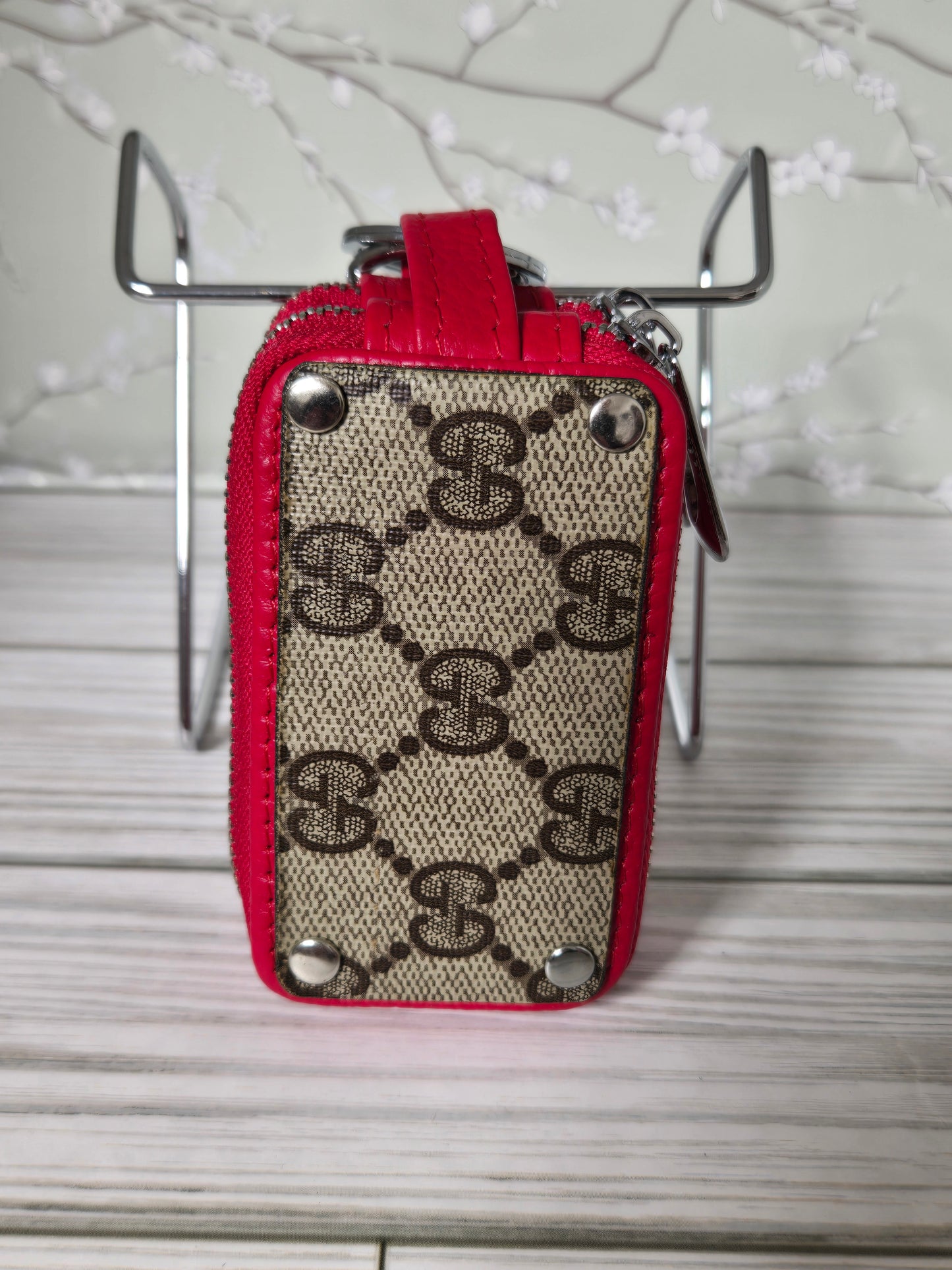 Double keyfob holder upcycled