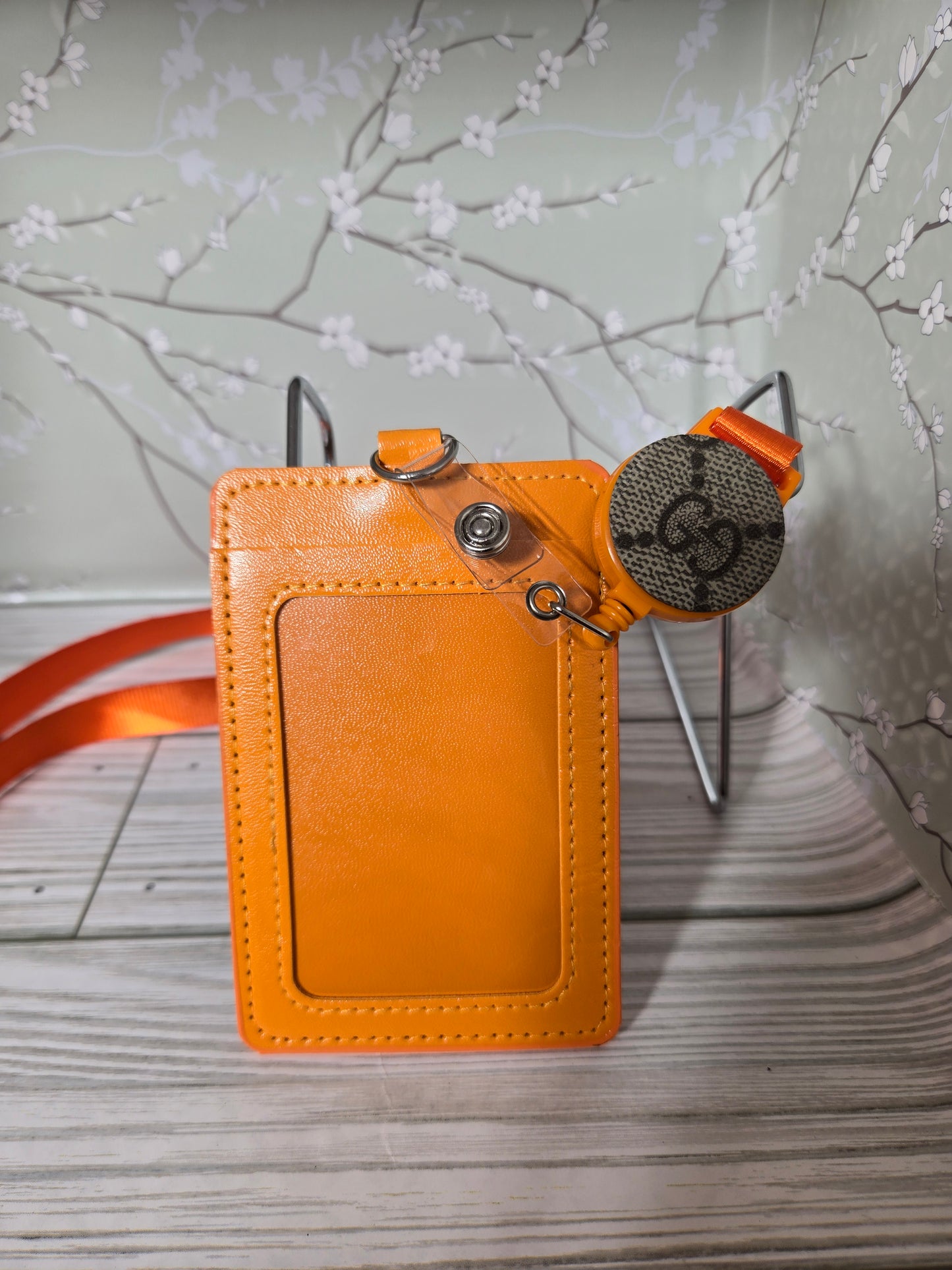 Upcycled badge holder