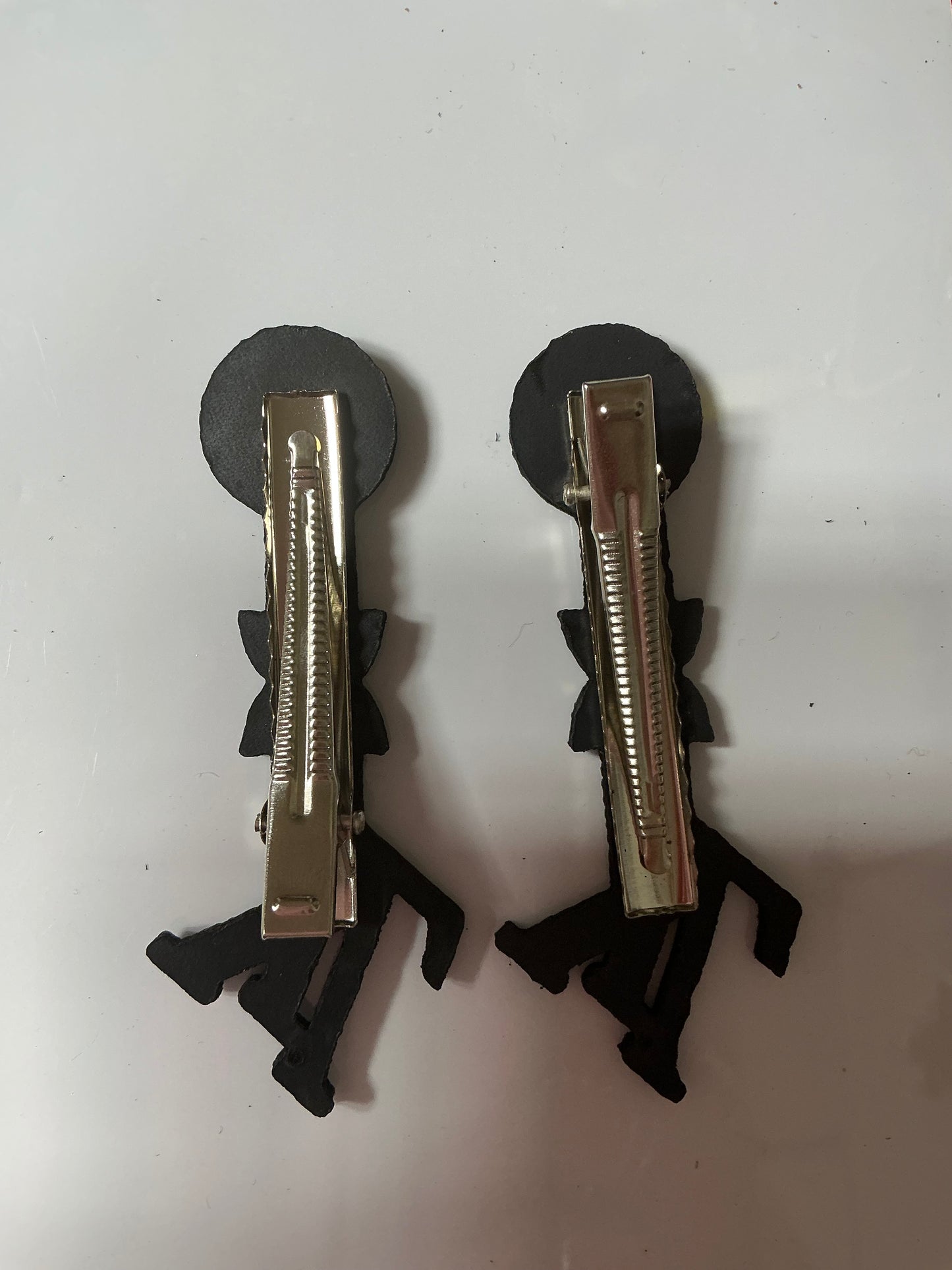Upcycled hair clip set 2pc