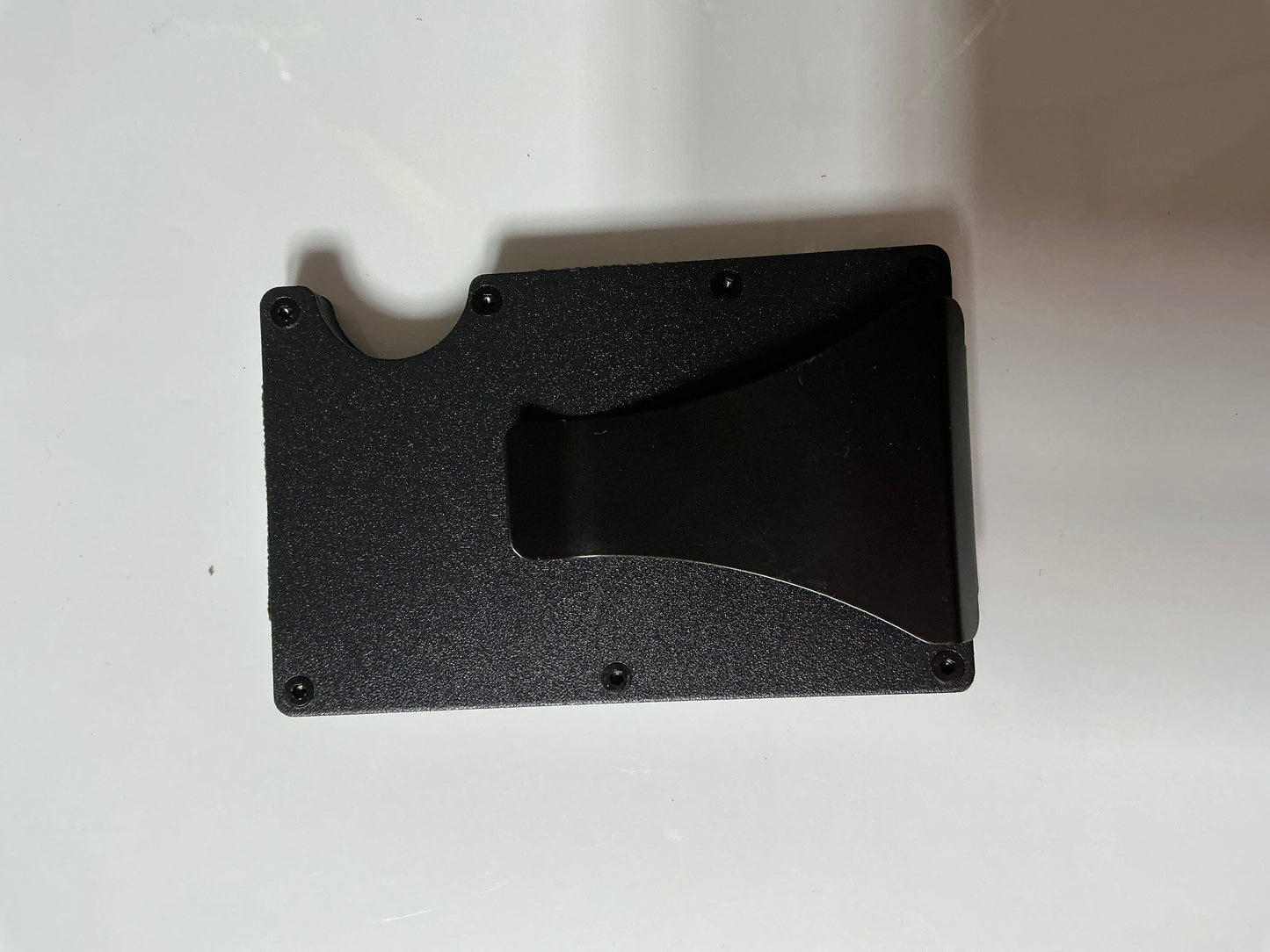 Upcycled metal cardholder with money clip