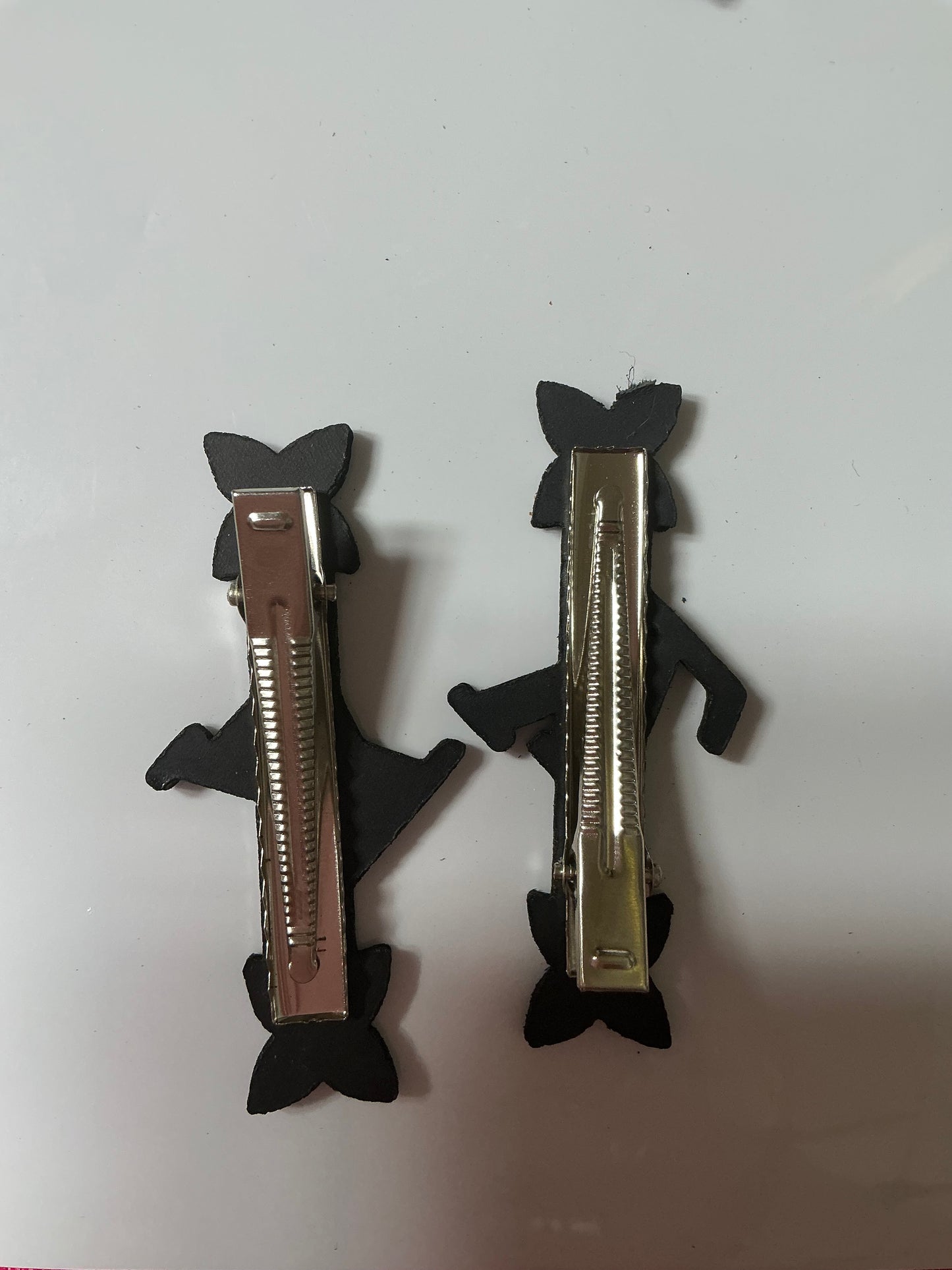 Upcycled hair clip set 2pc