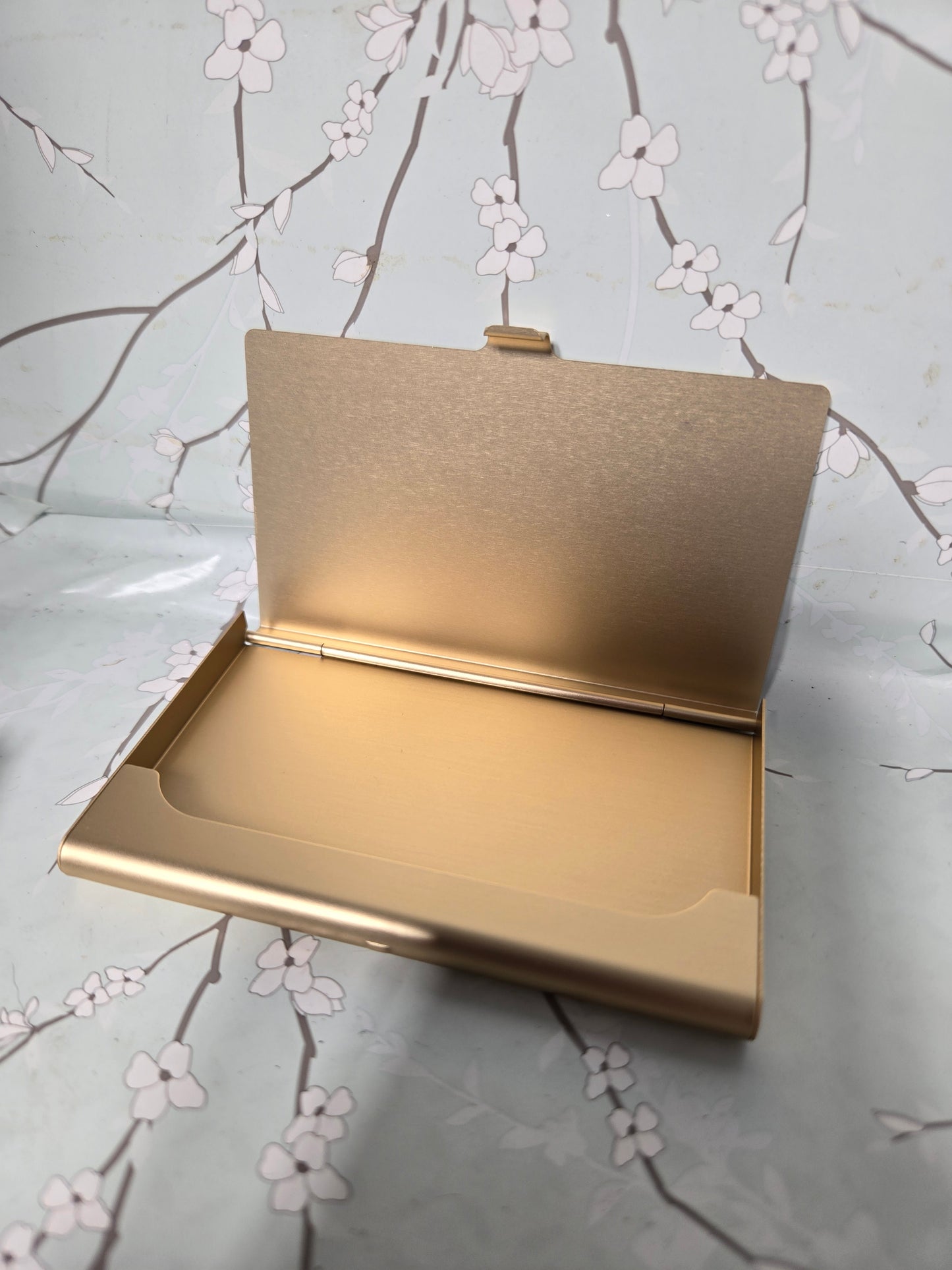 Thin lightweight upcycled card holder