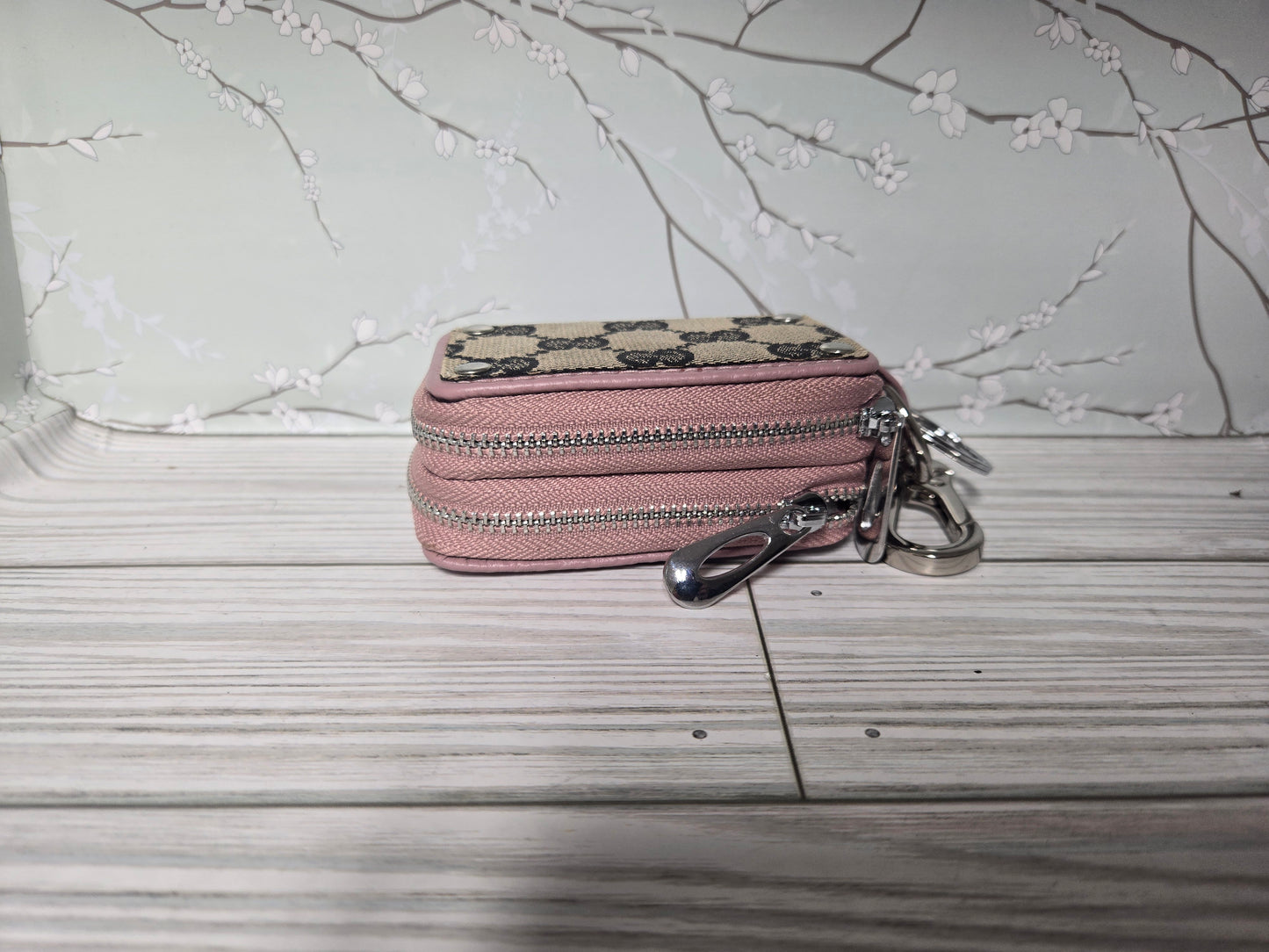 Double keyfob holder upcycled