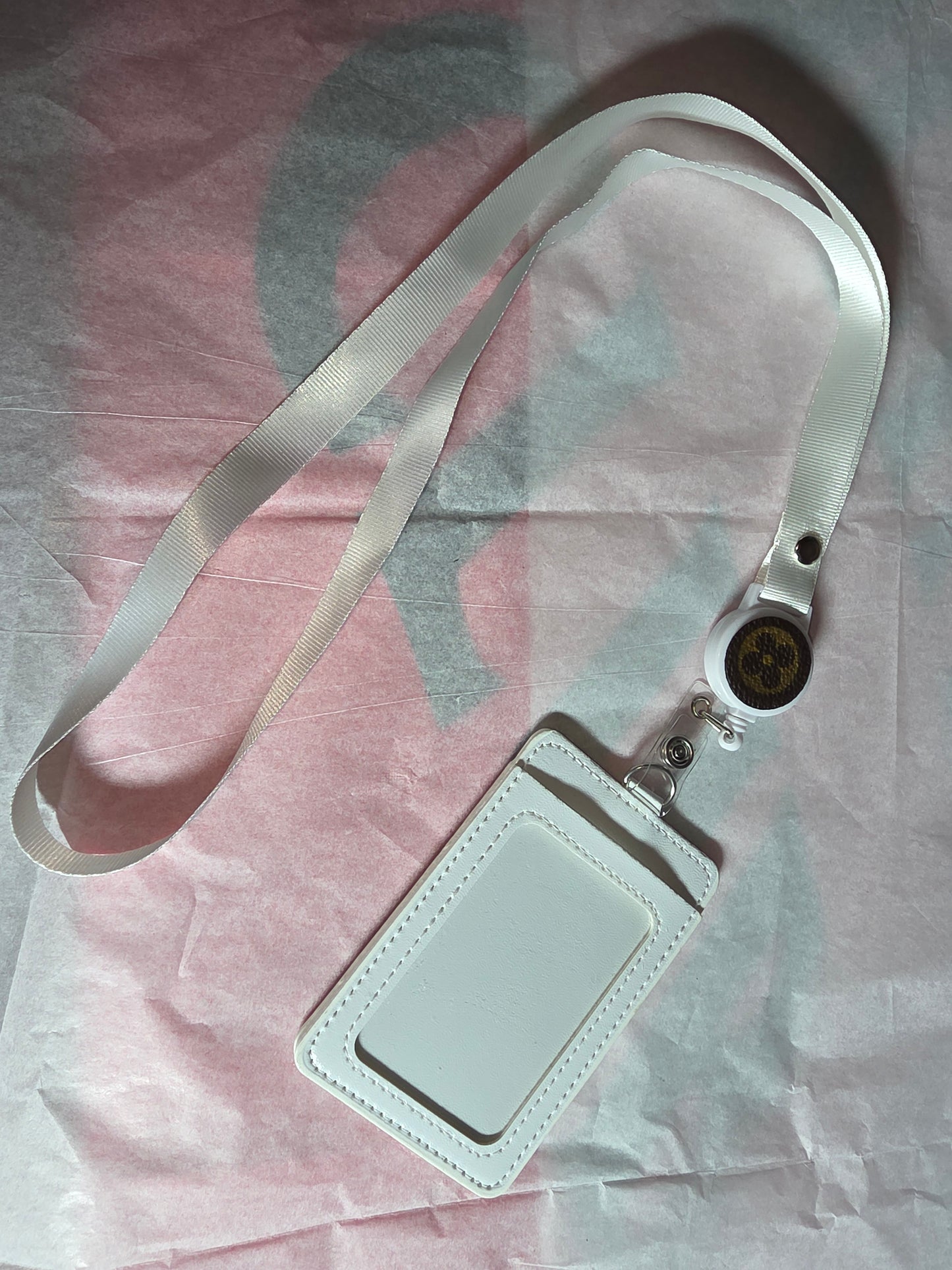 Upcycled badge holder