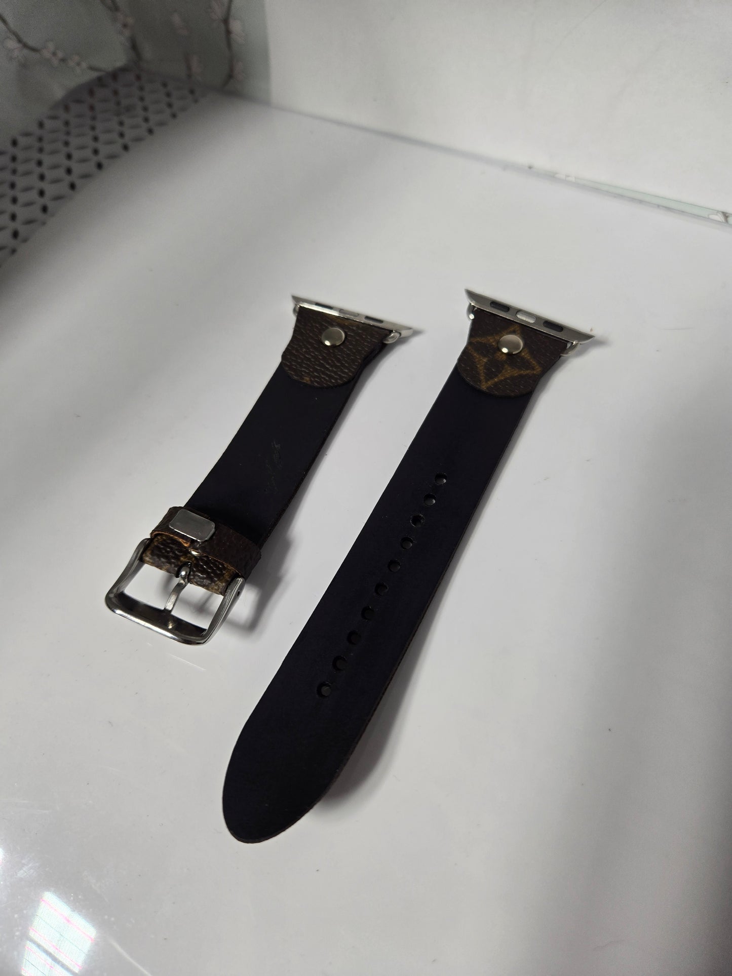 Upcycled watchband for apple