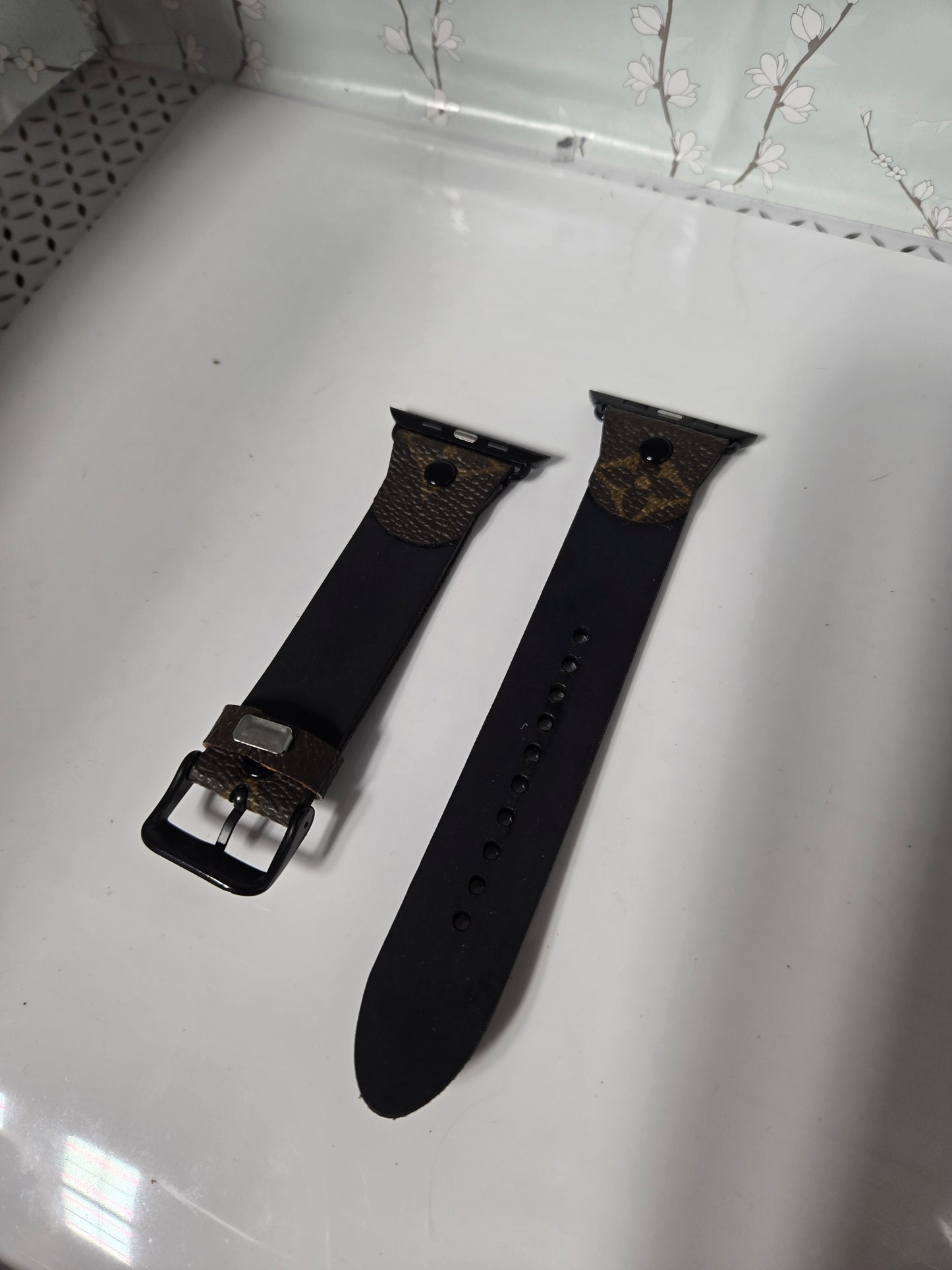 Upcycled apple watch band