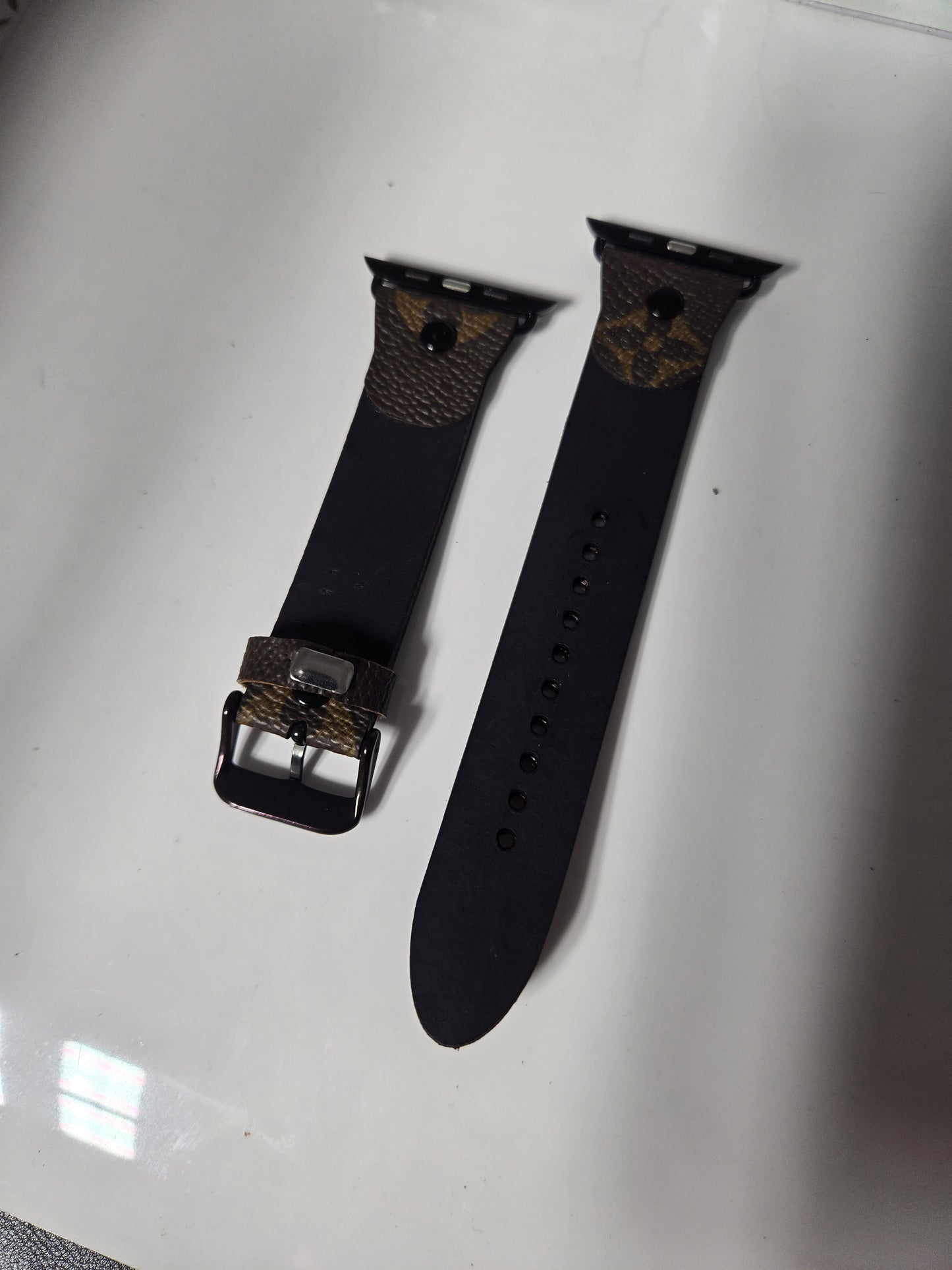 Upcycled apple watch band