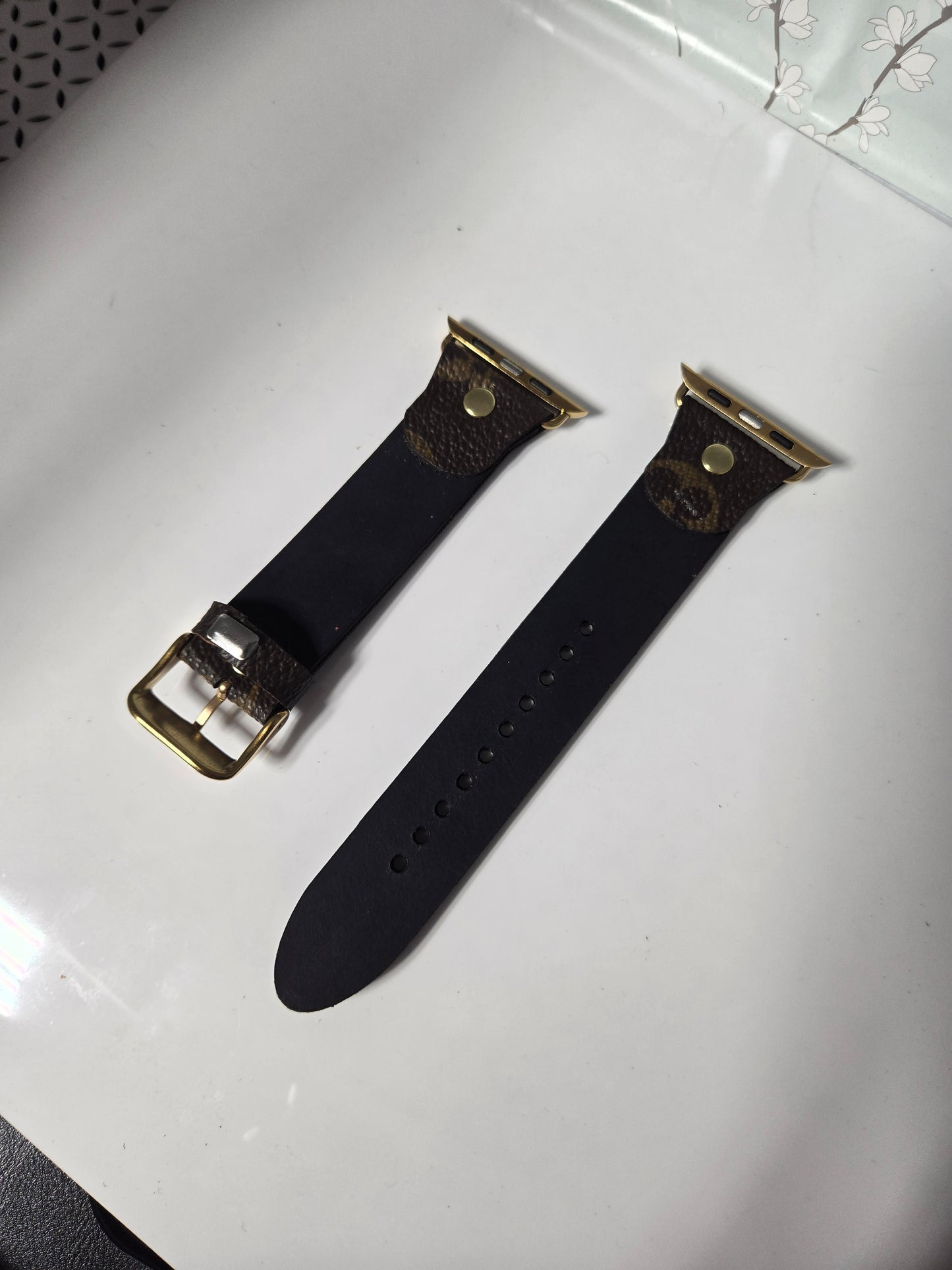 Upcycled apple watch band