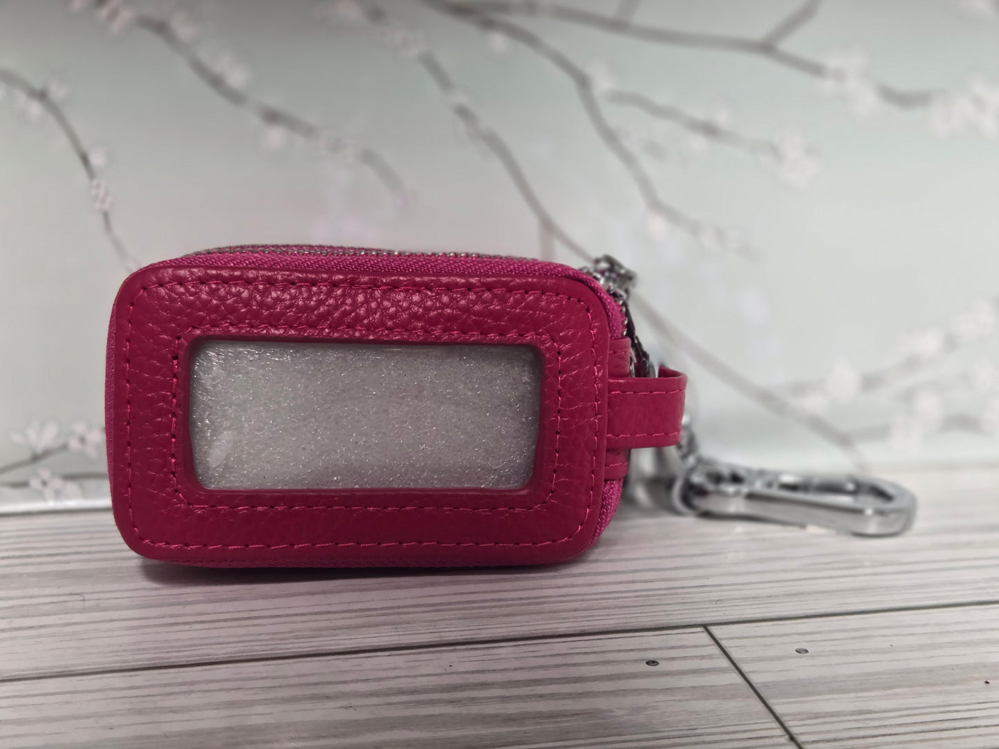 Double keyfob holder upcycled