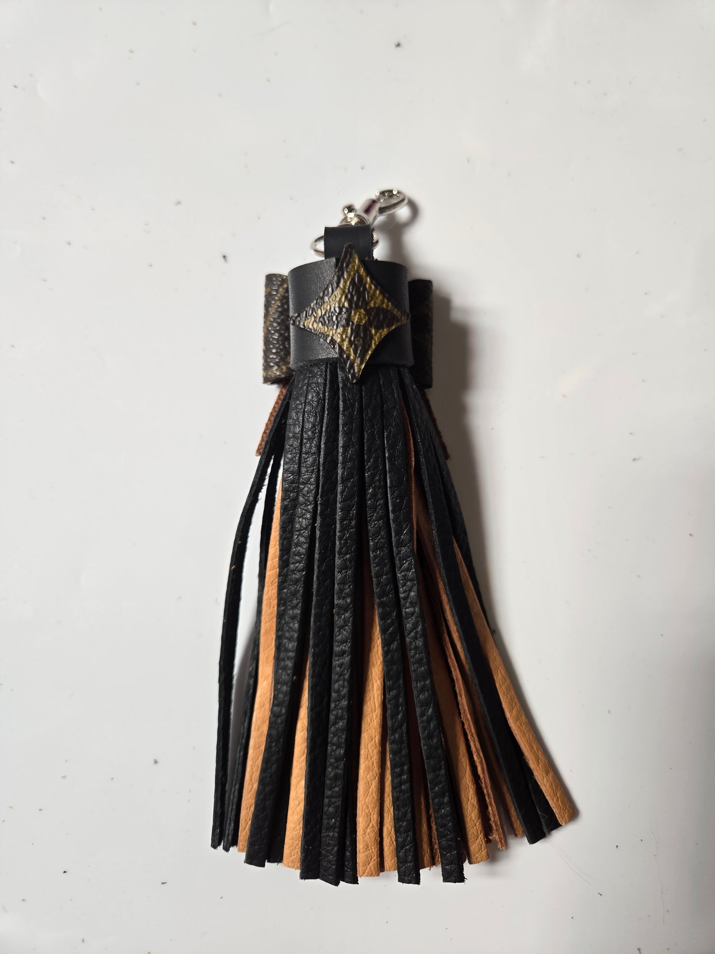 Upcycled handmade tassle