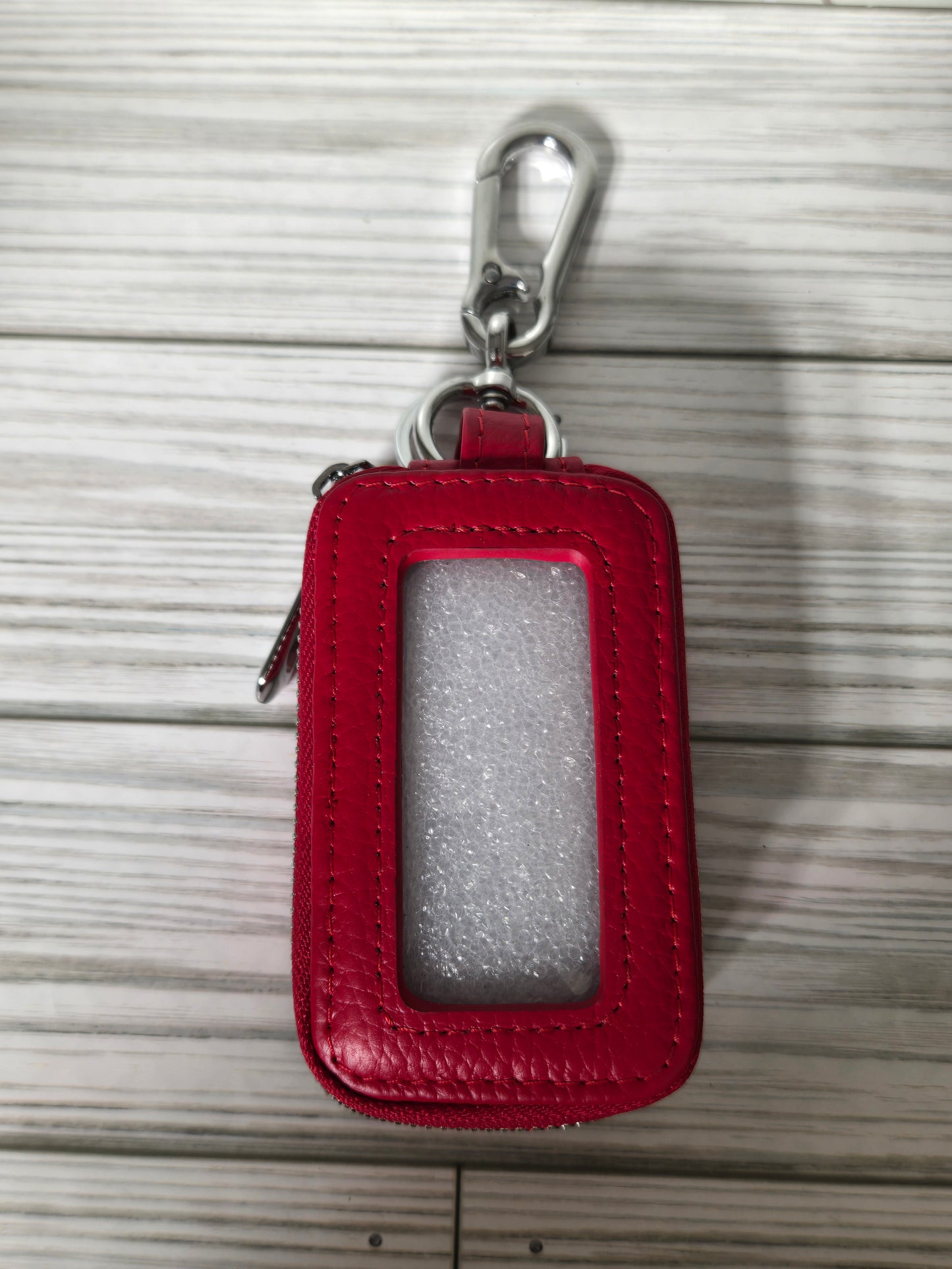 Double keyfob holder upcycled
