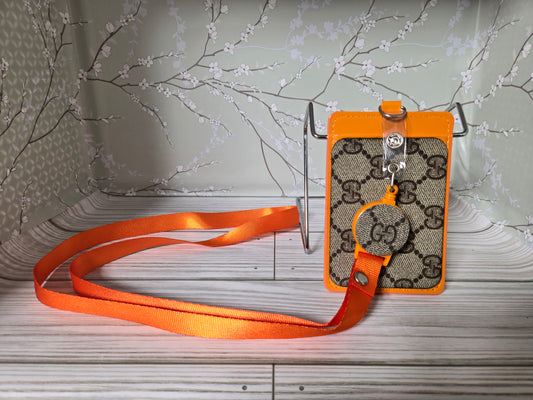 Upcycled badge holder