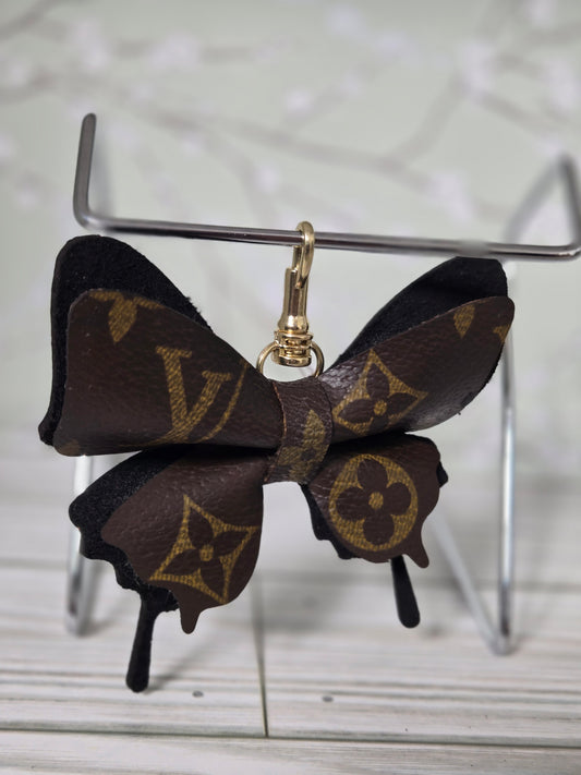Handmade bag charm- Upcycled butterfly