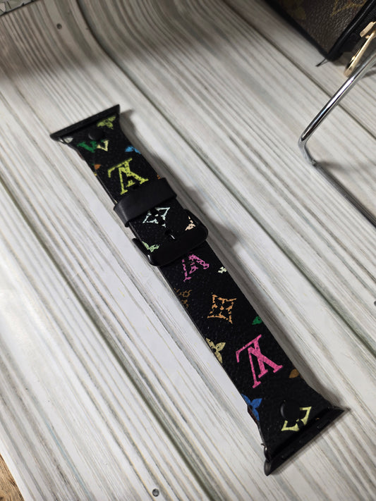Turtle girls watch band upcycled