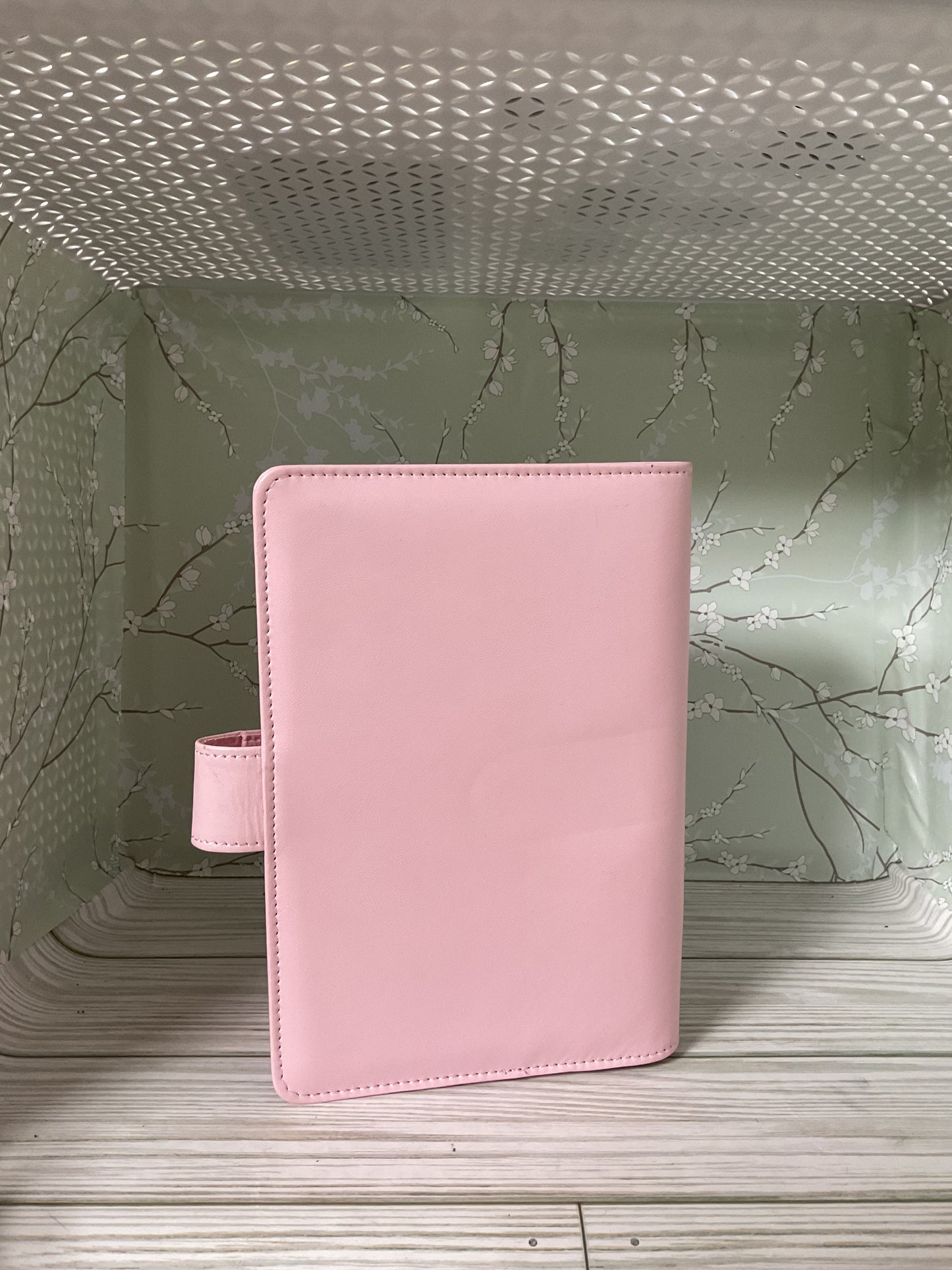 Upcycled pink agenda
