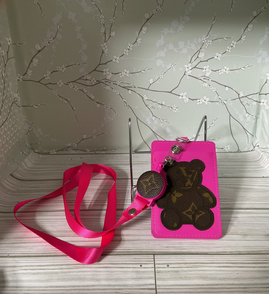 Upcycled badge holder