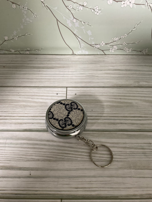 Upcycled pill keychain