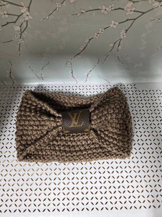 Upcycled knitted headband