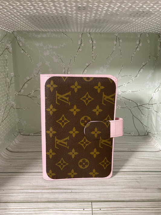 Upcycled pink agenda