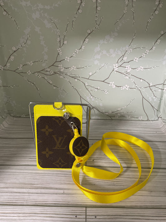 Upcycled badge holder