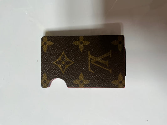 Upcycled metal cardholder with money clip