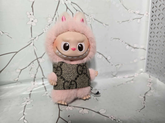 Upcycled mini labubu shirt (v4 size labubu) SHIRT ONLY