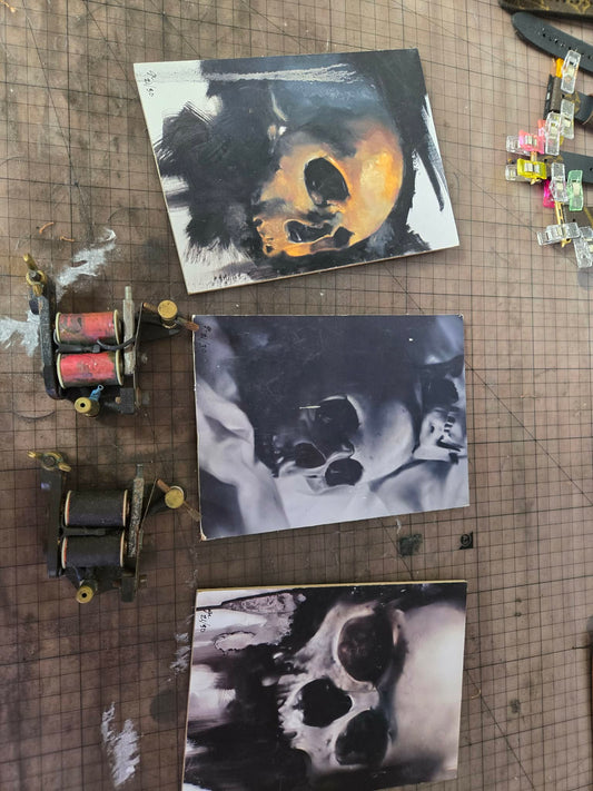 Tattoo machines & art bundle