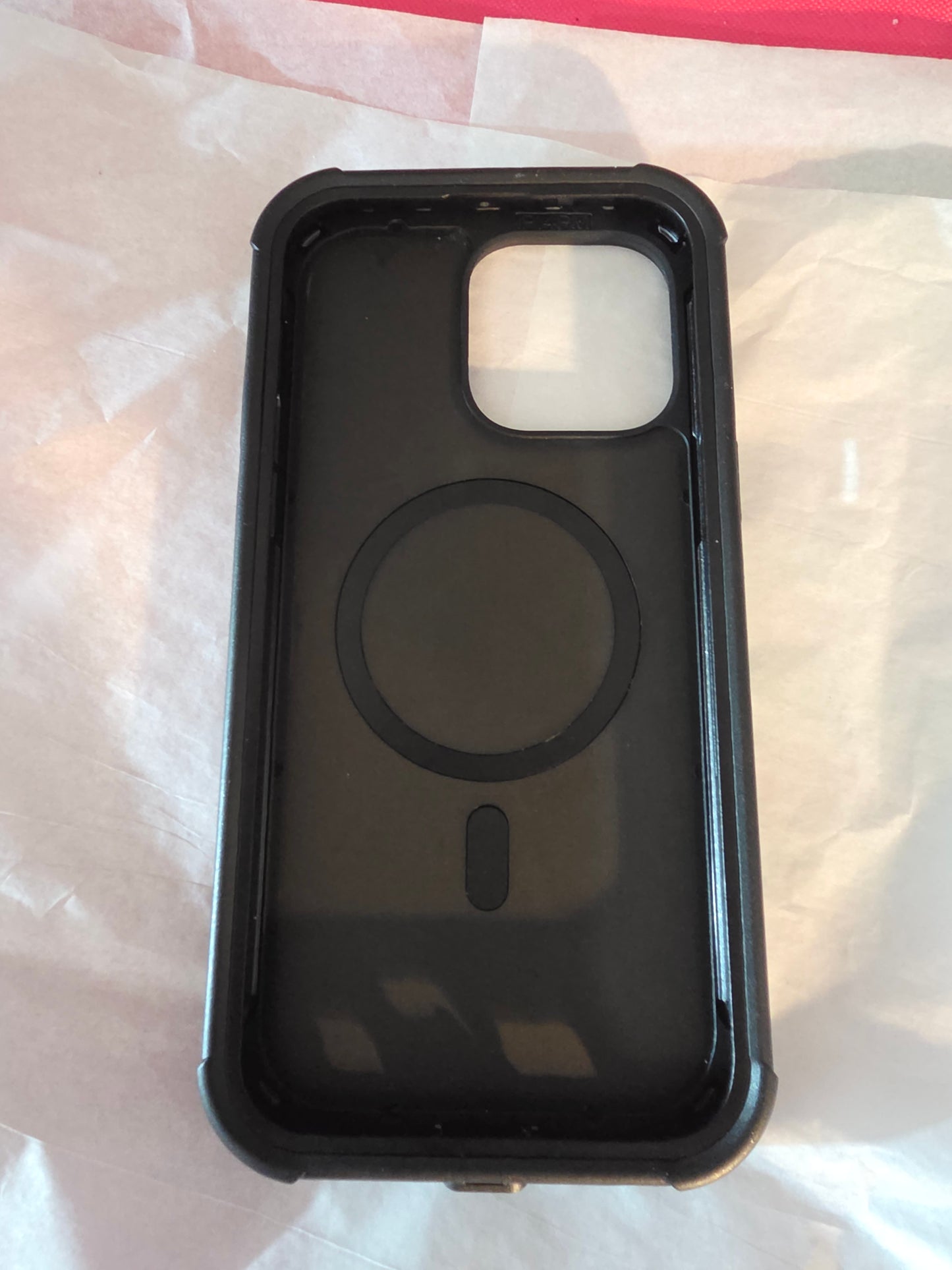 Upcycled apple phone case