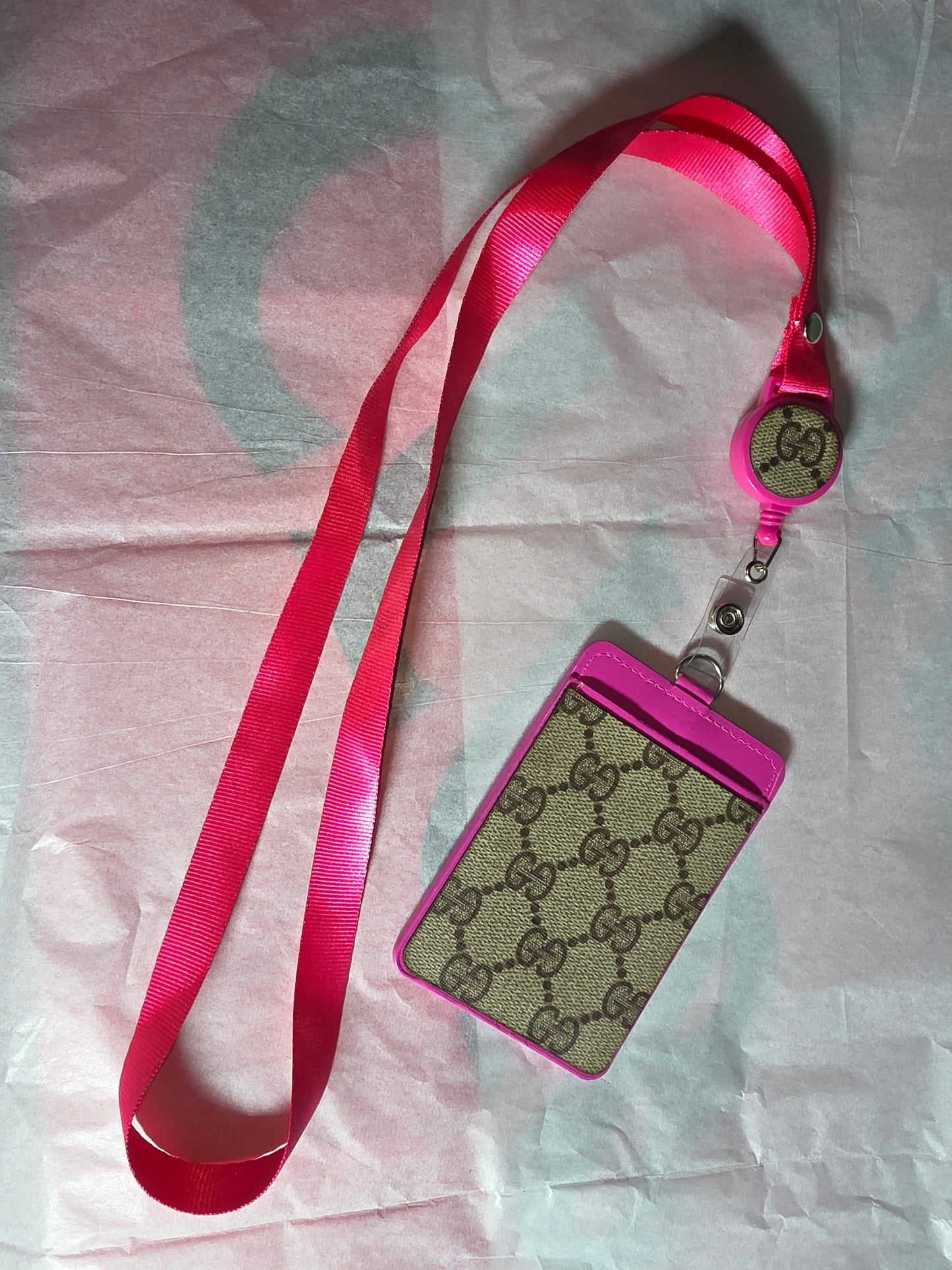 Upcycled badge holder