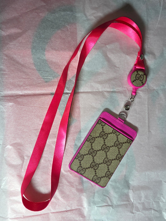 Upcycled badge holder
