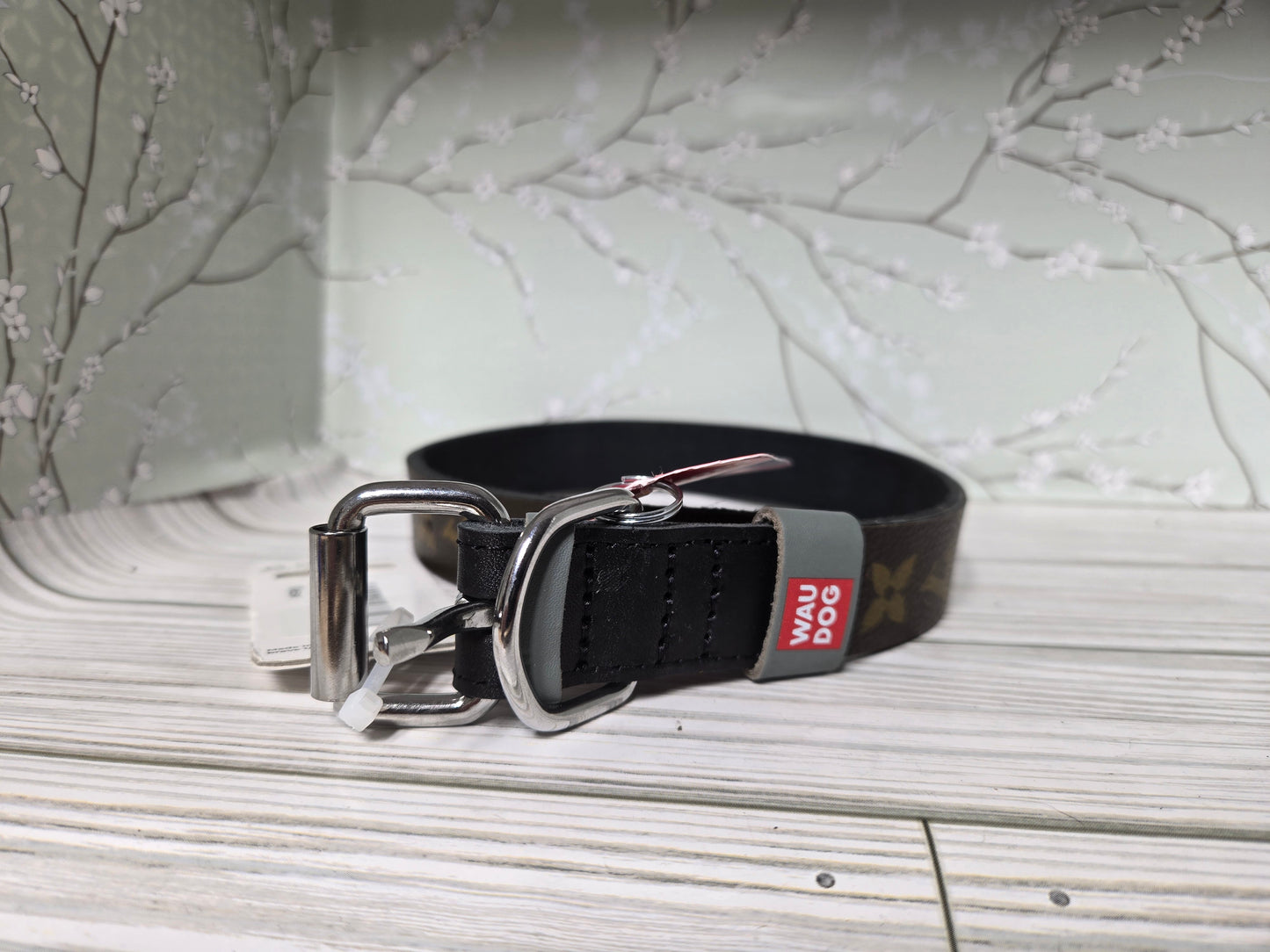 Upcycled dog collar black