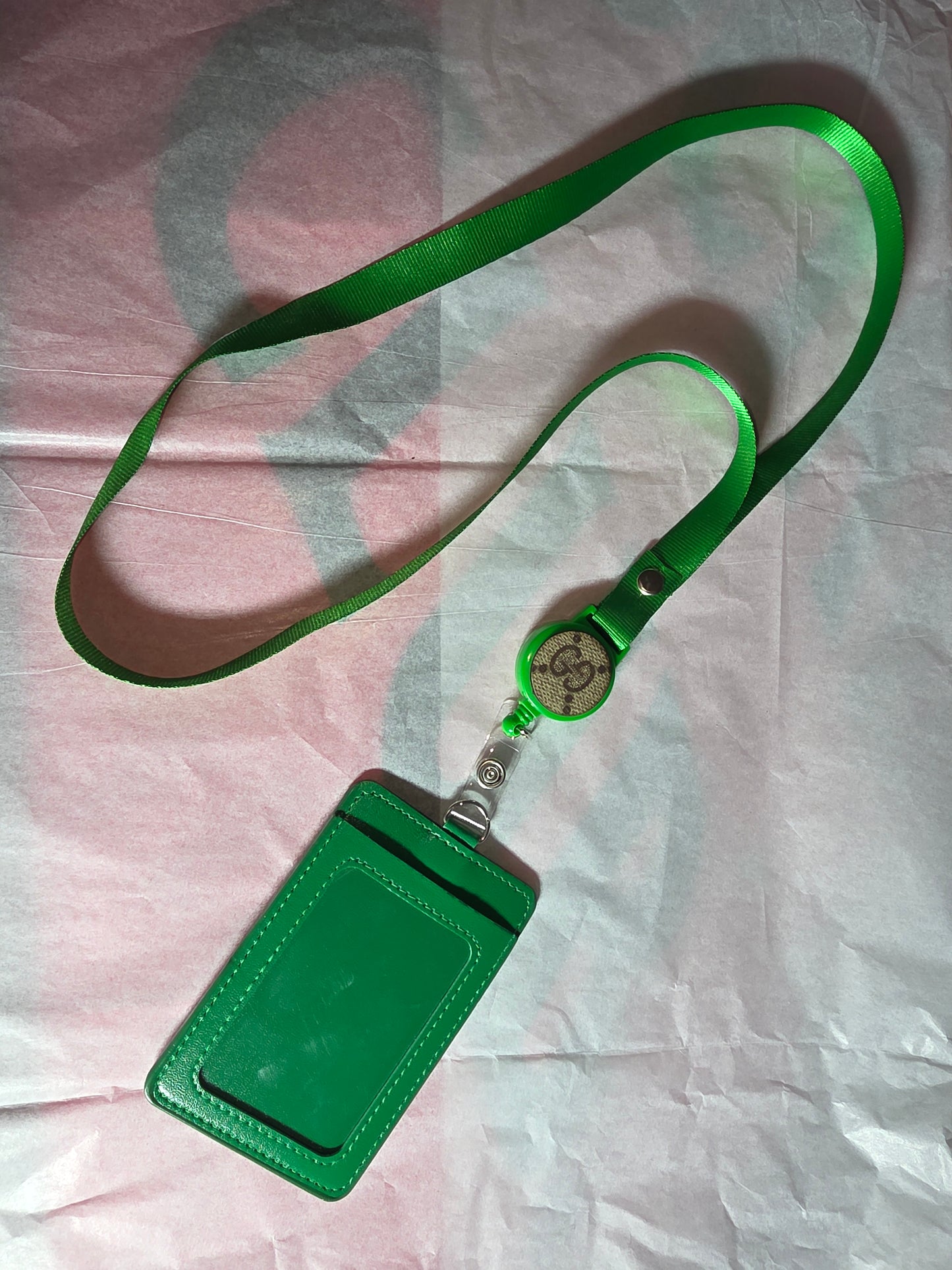 Upcycled badge holder