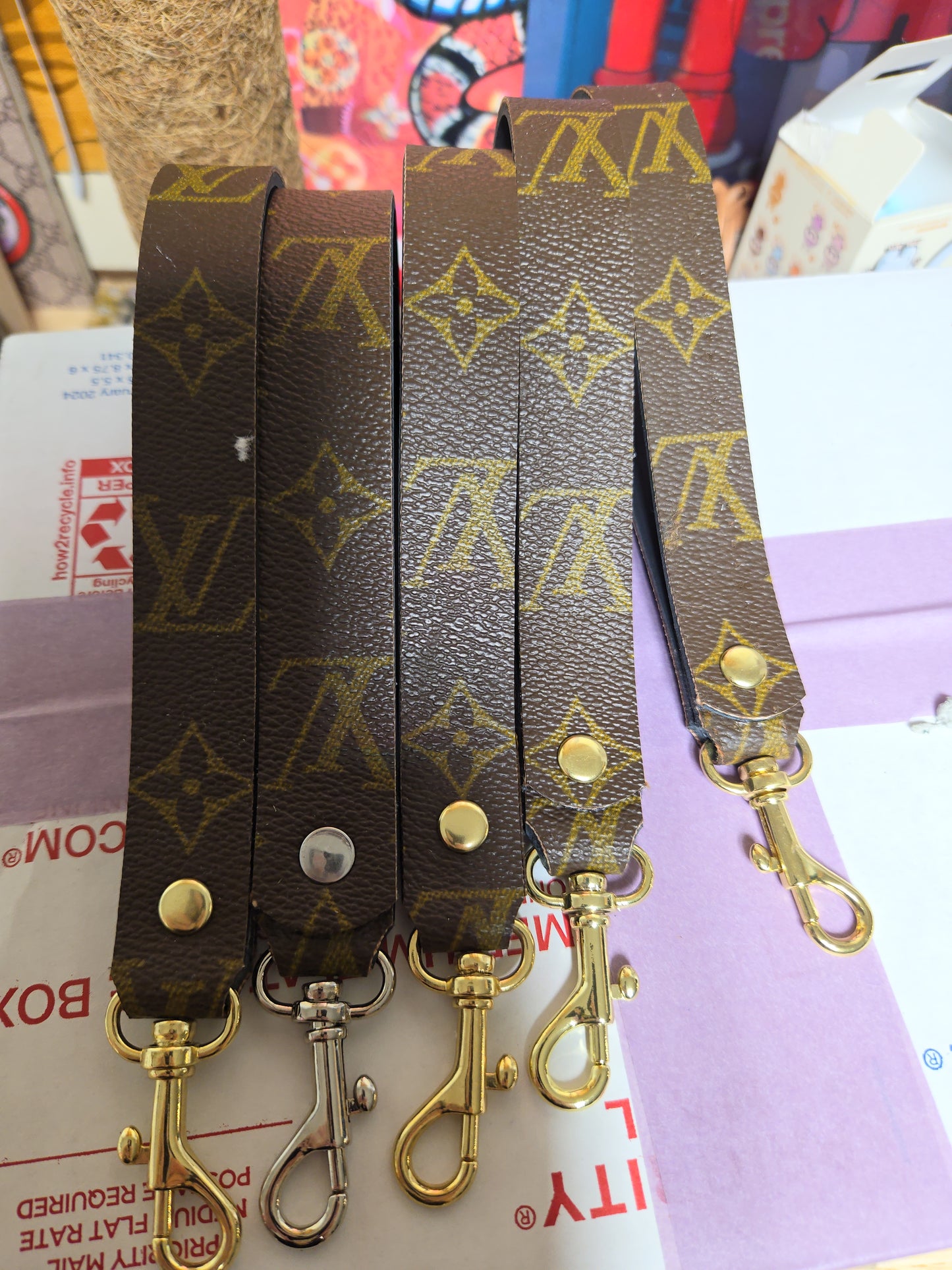 13 upcycled wristlets and 11 upcycled pens bundle