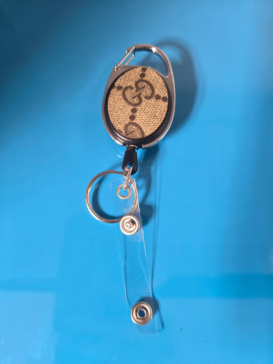 Upcycled badge holder