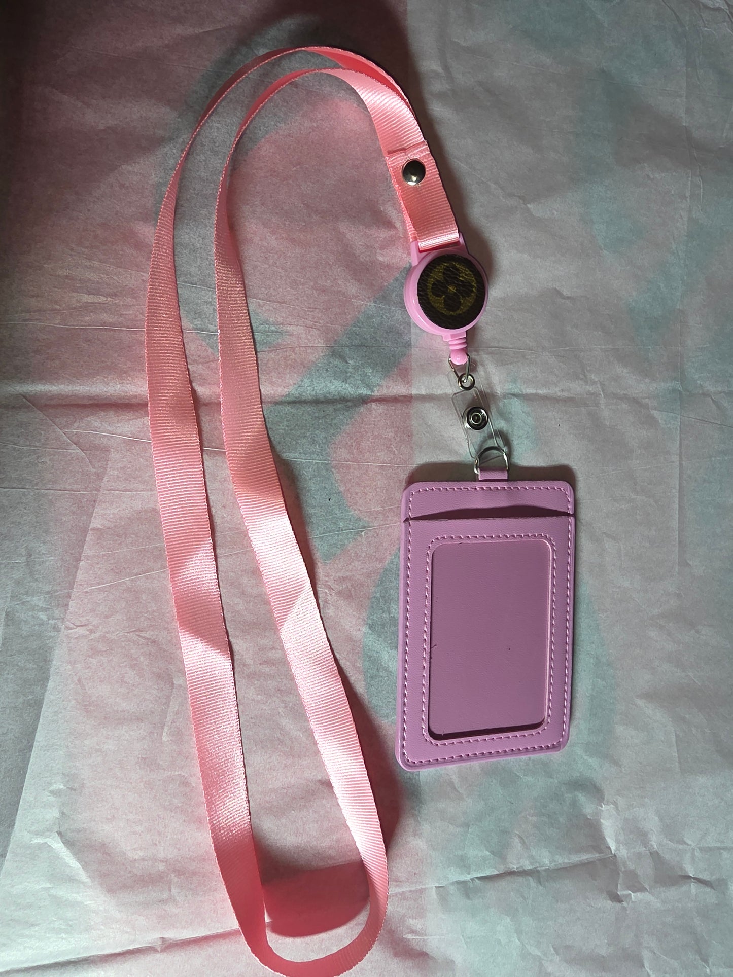 Upcycled badge holder
