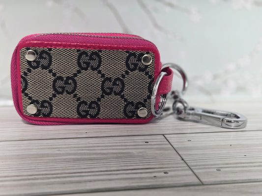 Double keyfob holder upcycled