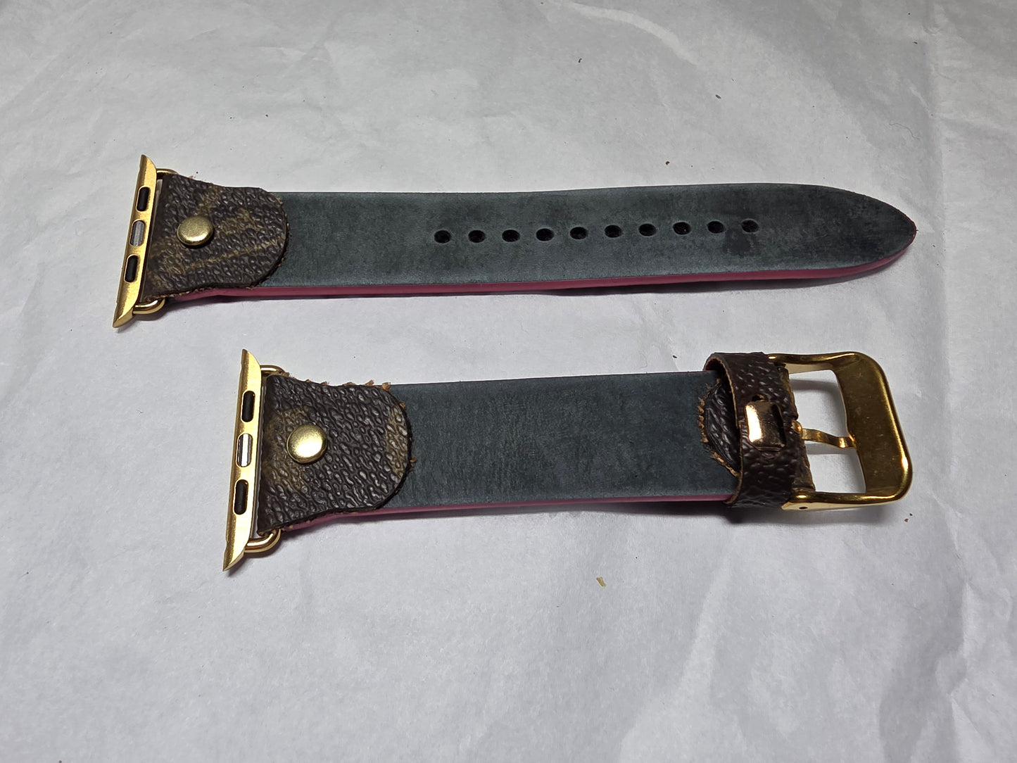 Upcycled apple watchband for small Apple Watch