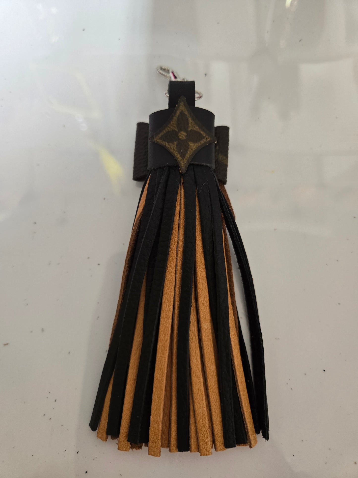 Upcycled handmade tassle