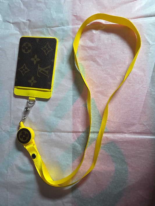 Upcycled badge holder