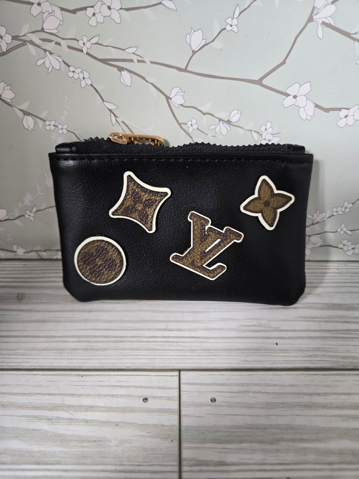 Upcycle glow in dark coin purse