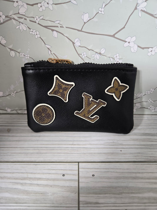 Upcycle glow in dark coin purse
