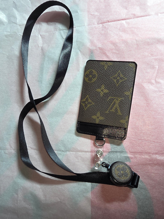 Upcycled badge holder