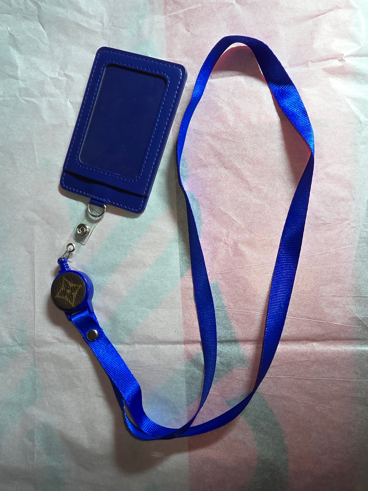 Upcycled badge holder