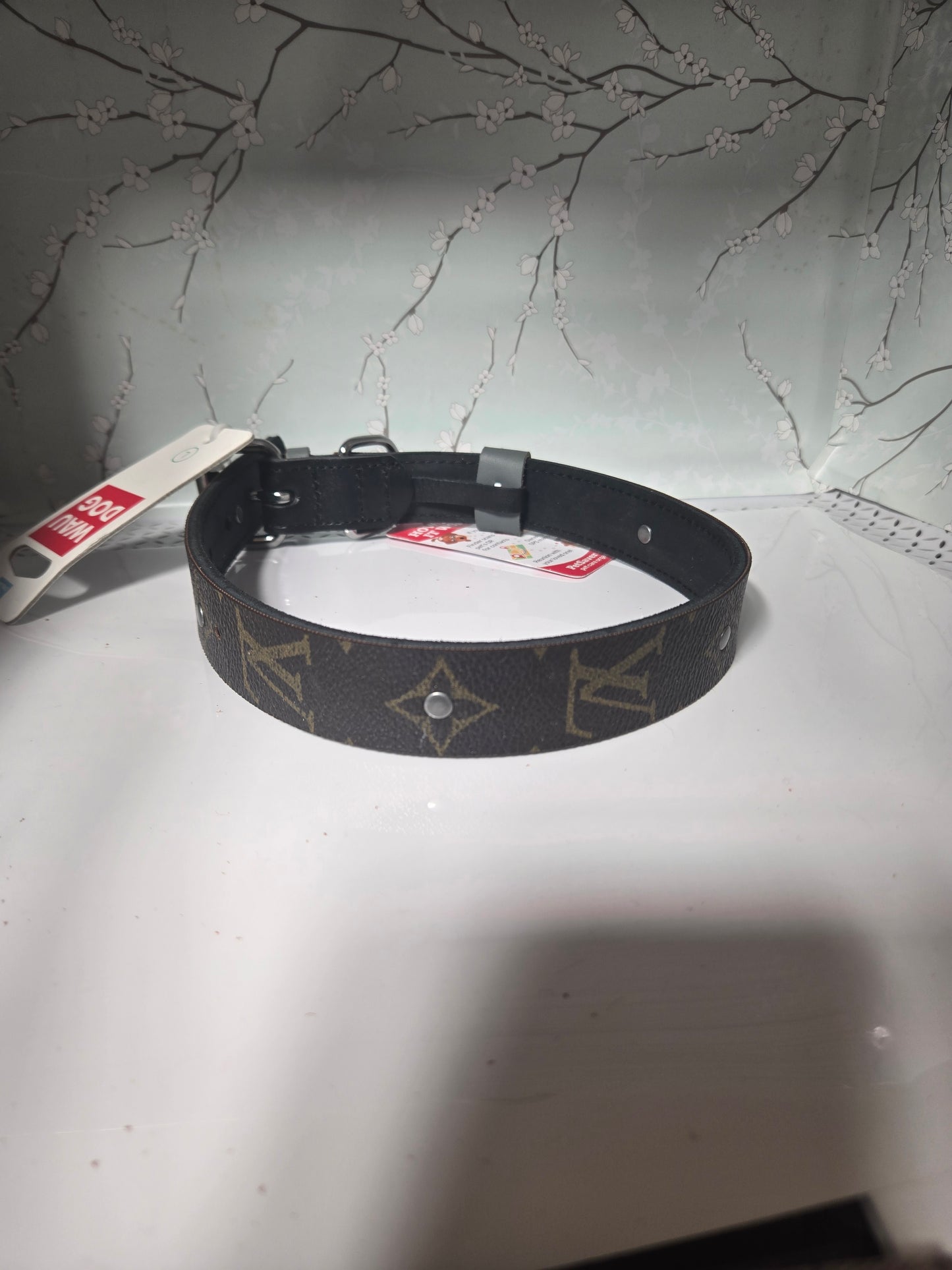 Upcycled dog collar size large