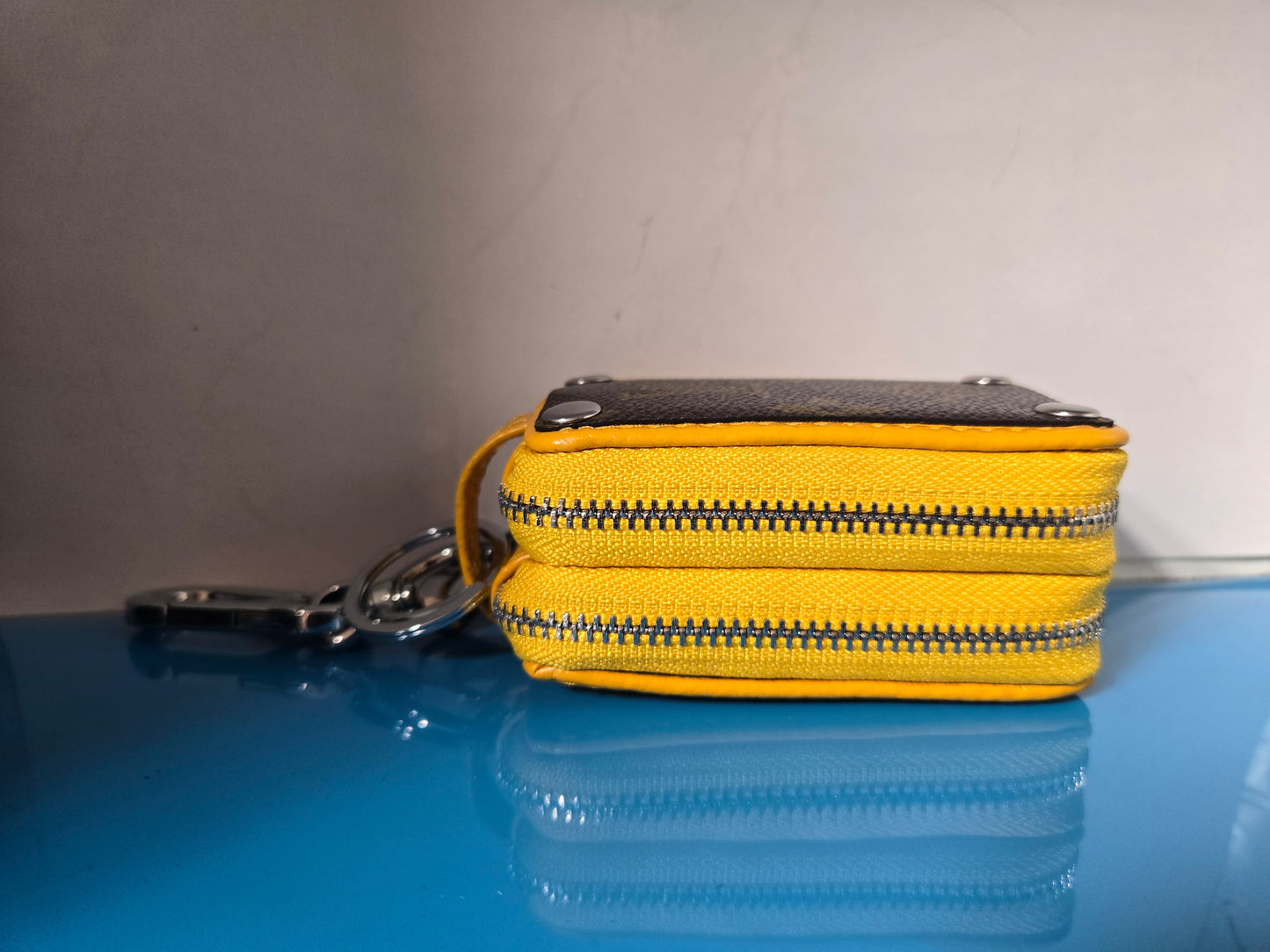 Double keyfob holder upcycled