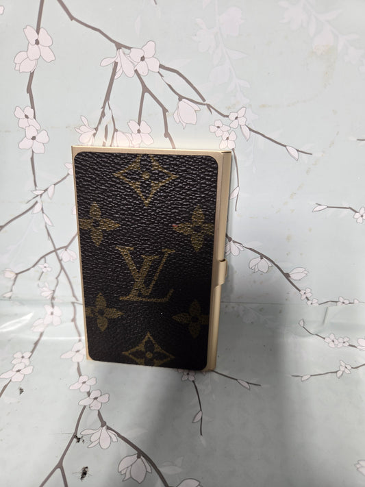 Thin lightweight upcycled card holder