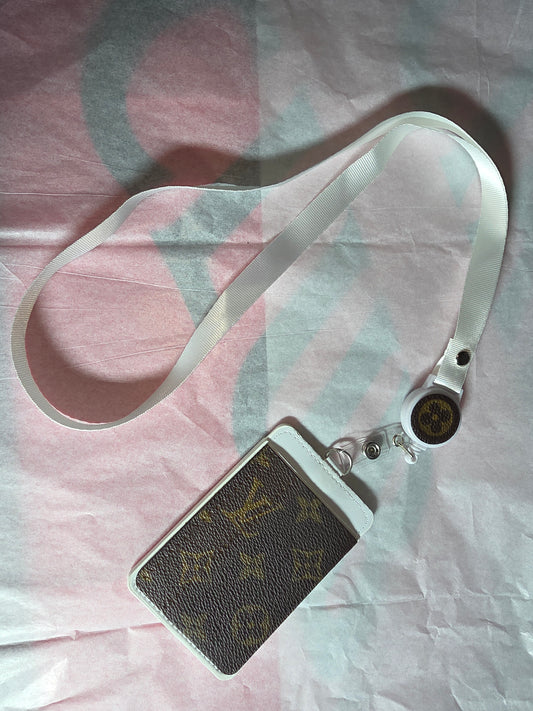 Upcycled badge holder