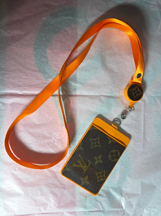 Upcycled badge holder