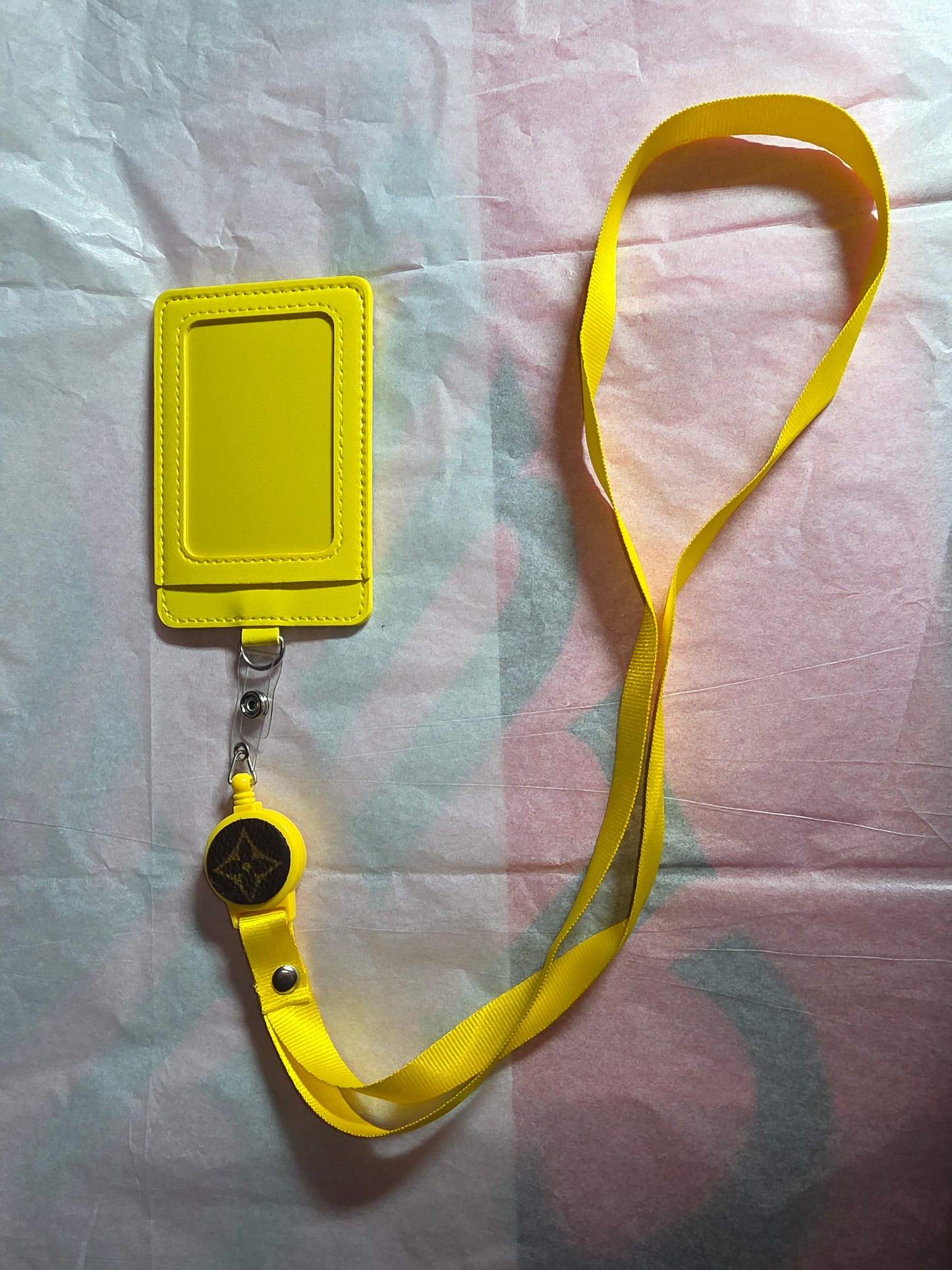 Upcycled badge holder
