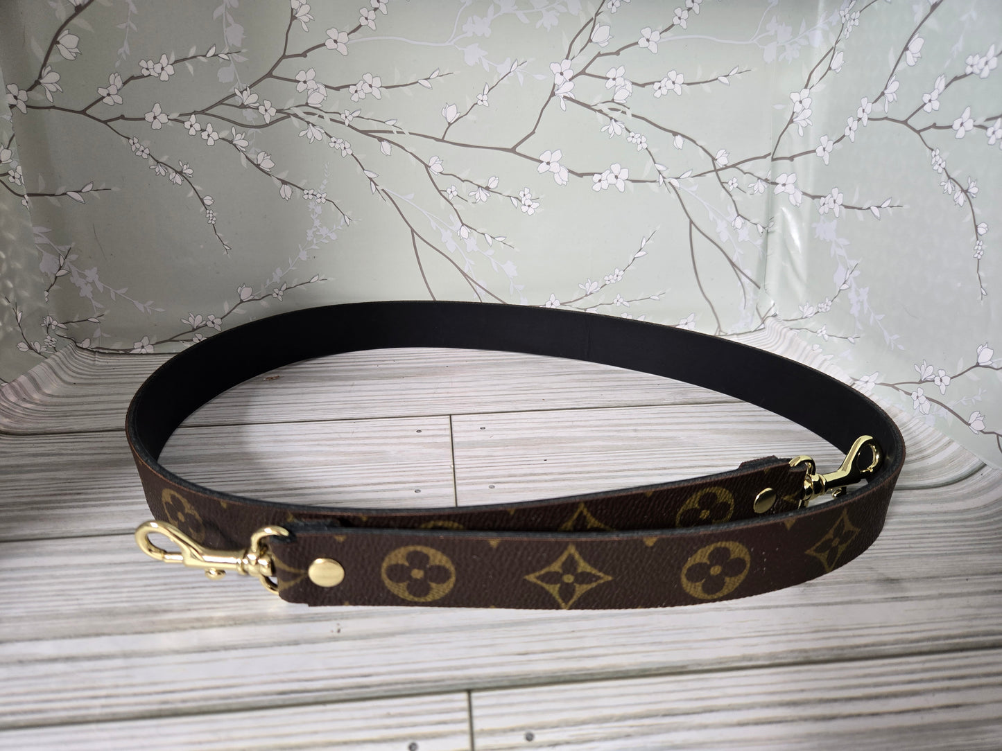 Upcycled purse strap non adjustable